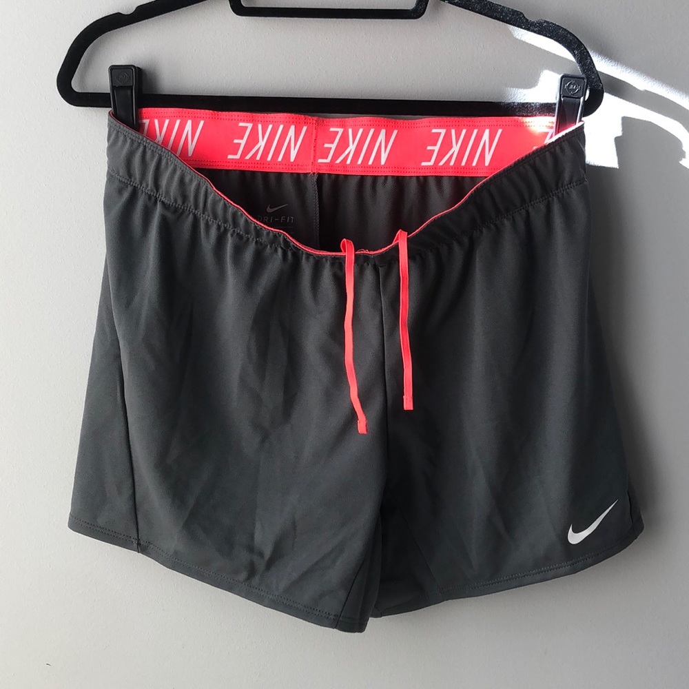 Grey nike shorts size M